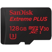 SanDisk 128GB Extreme PLUS UHS-I microSDXC Memory Card