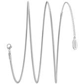 Bellabeat Leaf Nature/Urban Infinity Necklace - Silver