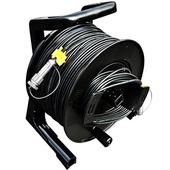 Tactical Fiber Systems Cable Reel with Magnum Connectors (500', 2-Fiber, Single-Mode)