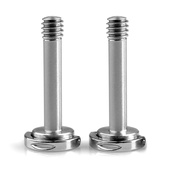 SmallRig 1795 1/4" Screw with D-Ring for Camera Rig (2pcs Pack)