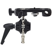 Kupo KS-104 Double Ball Joint Adapter with Dual 5/8"(16mm) Studs and Camera Bracket