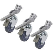 Kupo KC-100S 100mm Brake Caster 25.4mm Square (Set 3)
