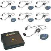 Eartec CPKCYB-7 ComPAK Com-Center and Cyber Headset System (7 Piece)