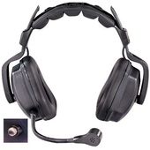 Eartec Ultra Double Shell Mount PTT Headset for SC-1000 Radio Transceiver