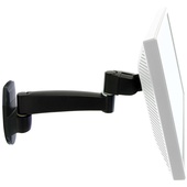 Ergotron Single Extension 200 Series Wall Mount Arm (Black)