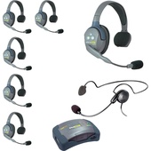 Eartec HUB7SCYB 7-Person HUB System with One Cyber and Six Single Remote Headsets