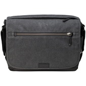 Tenba Cooper Luxury Canvas 13 DSLR Camera Bag with Leather Accents (Grey)