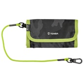 Tenba Tools Reload SD 6 + CF 6 Card Wallet (Black Camouflage/Lime)