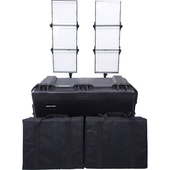 Dracast Silver Series LED1500 Foldable Daylight LED 2-Light Kit