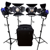 Dracast LED1900W 5600K Daylight 5-Light Kit