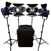 Dracast LED 4000W 3200K Tungsten 4-Light Kit