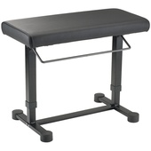 K&M 14080 Uplift Piano Bench (Imitation Leather, Black)
