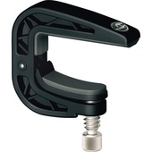 K&M 14545 Guitar Capo (Curve - Black Plastic)