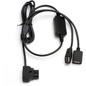 Anton Bauer D-Tap to Dual USB Female Connector Cable