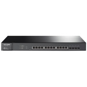 TP-Link T1700X-16TS JetStream 12-Port Gigabit Stackable Smart Switch with 4 10G SFP+ Slots