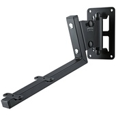 K&M 24484 Speaker Wall Mount (Single, Black)