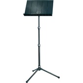 K&M 12125 Lightweight Collapsible Music Stand with Added Extension and Bag (Black)