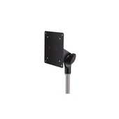 K&M 19685 Screen Adapter for Mounting to Mic Stands (Black)