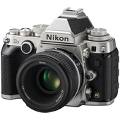 Nikon Df DSLR Camera with 50mm f/1.8 Lens (Silver)