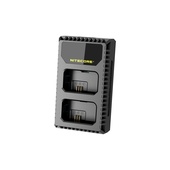 NITECORE USN1 USB Dual-Slot Charger for Sony NP-FW50 Batteries
