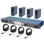 Datavideo ITC100HP2K - ITC-100 Wired Intercom System with Four HP-2A Headsets Kit
