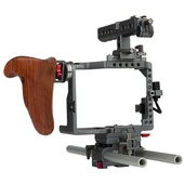 Tilta ES-T37A GH5 Handheld Camera Cage Rig with Wooden Handgrip