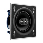 KEF Ci160CSDS KEF Ultra Thin Bezel 6.5" Dual Stereo Square In Ceiling Speaker