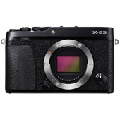 Fujifilm X-E3 Mirrorless Digital Camera (Body Only, Black)