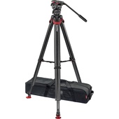 Sachtler System FSB 8 Fluid Head with Sideload Plate, Flowtech 75 Carbon Fiber Tripod