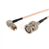 Titan BNC Male Jack to 1.0/2.3 DIN Male Right Angle
