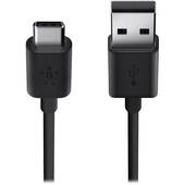 Belkin USB 2.0 Type-A to USB Type-C Charge Cable (1.8m, Black)