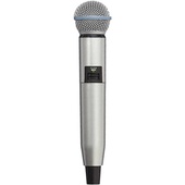 Shure WA723-SIL Colour Handle for GLX-D SM58/BETA58A Microphone (Silver)
