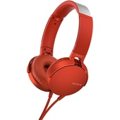 Sony XB550AP Extra Bass Headphones (Red)