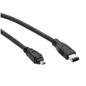 Pearstone FireWire 400 4-Pin to 6-Pin Cable - 6' (1.8 m)