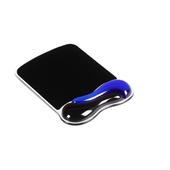 Kensington Duo Gel Mouse Pad Wrist Rest (Black, Blue)