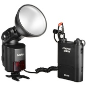 Godox AD360II-N WISTRO TTL Portable Flash with Power Pack Kit for Nikon Cameras