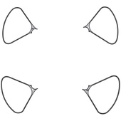 DJI Propeller Guard for Phantom 4 Pro/Pro+ Obsidian Edition Quadcopter (4-Pack)