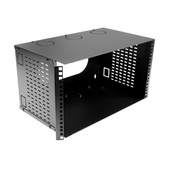 DYNAMIX HWMB300-6U 300mm Deep 19" Fully Enclosed Hinged Wall Mount Bracket