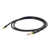 Proel 'Challenge' 3.5mm TRS to 6.5mm TRS 1.5m