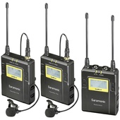 Saramonic UWMIC9 Dual Digital UHF Wireless 2x Transmitters and 1x Receiver Lavalier Mic System