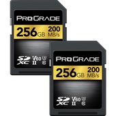 ProGrade Digital 256GB UHS-II SDXC Memory Card (2-Pack)