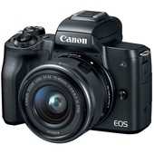 Canon EOS M50 Mirrorless Digital Camera with 15-45mm Lens (Black)