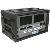 SKB 6U Roto Shallow Rack Case with Steel Rails