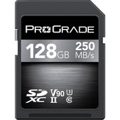 ProGrade Digital 128GB UHS-II SDXC Memory Card (250 MB/s)