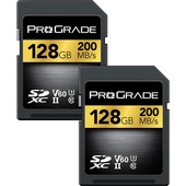 ProGrade Digital 128GB UHS-II SDXC Memory Card (2-Pack)