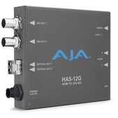 AJA HA5-12G-T HDMI 2.0 to 12G-SDI Converter with Single Fiber Transmitter