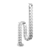 Brateck CC10-1 Deluxe Cable Management (Silver, 1.3 m)