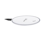 Promate Ultra-Fast Wireless Charging Dock with LED Light (White)