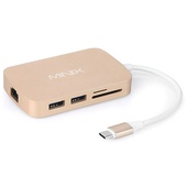 MiniX NEO USB-C Multiport Adapter with HDMI (Gold)