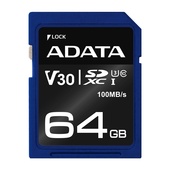 ADATA Premier Pro SDXC UHS-I U3 Class 10 V30S (64GB)